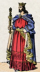 Carolingian dynasty: Portrait of Louis IV, known as Outremer, King of the Franks