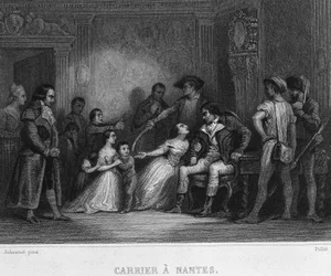 Carrier a Nantes - in Revolution francaise by Thiers. 19th century