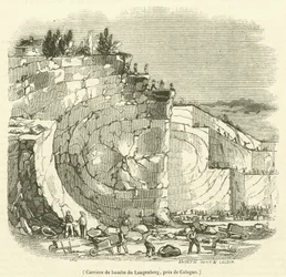 Basalt quarry of Langenberg, near Cologne