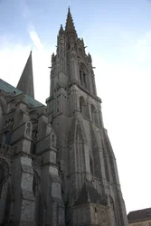 Cathedral of Chartres, North Facade with the Clock Pavilion