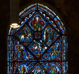 Cathedral of Chartres, Stained Glass: The Life of Joseph (detail)