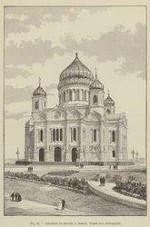 Cathedral of the Savior, Moscow (engraving)