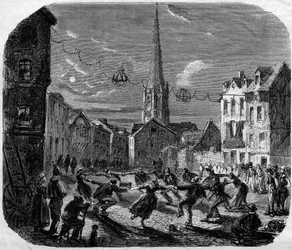 Catholic festival: a round during the feast of Saint John in Harfleur