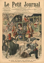 Celebration Given by the Ville of Paris for the Benefit of the Flood Victims in South France, illustration from 
