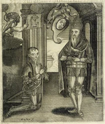 Charlemagne and Count Toulouse Torsin (or Chorson) - in 