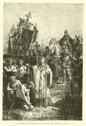 Charlemagne Inflicting Baptism Upon the Saxons