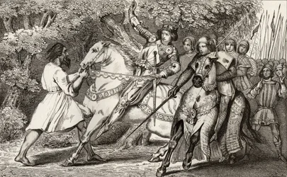 Charles VI the Insane is Advised of an Ambush in the Forest Near Angers, from 