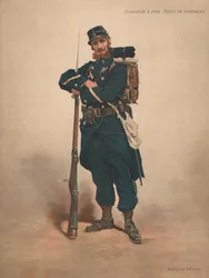 Foot Chasseur, Campaign Uniform