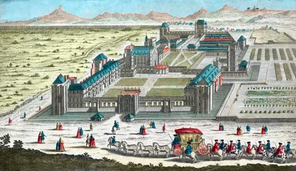 Chateau de Vincennes near Paris - in the 18th century