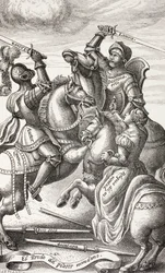 Chivalry Represented by Allegorical Figures, from 