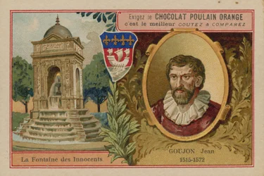 Chocolat Poulain Orange trade card