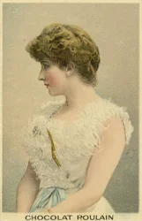 Chocolat Poulain Orange trade card