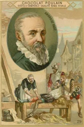 Chocolat Poulain trade card, Ambroise Pare