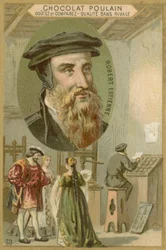 Chocolat Poulain trade card, Robert Estienne