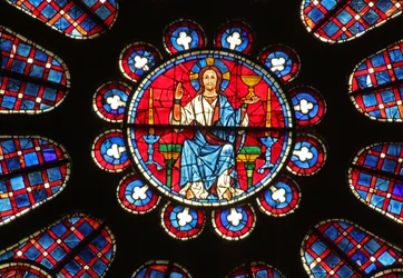 Christ with a Chalice and Between Two Candlesticks
