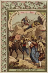 Christians Taking Refuge in the Mountains of Crete, Greco-Turkish War, February 1897