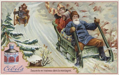 Cibils card featuring sledging