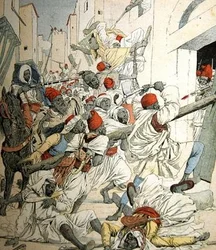 Civil War in Morocco, Cover Illustration from Le Petit Journal, 18 January, 1903
