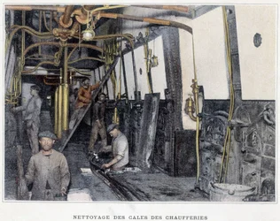 Cleaning of boiler holds - in 