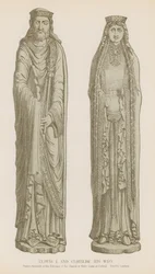 Clovis I and Clotilde his Wife