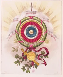 Cockade, emblem of 1848