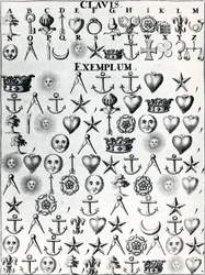 Coded Language, from Cryptographia, oder geheime Schrifft mund und wurckliche Correspondenss by Johann Balthasar Friderici, published in Hamburg in 1685