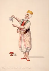 Coffee Seller, Ottoman period, third quarter of 18th century