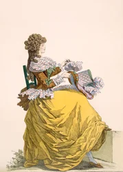 Colinette, Plate No.315 from Galeries des Modes et Costumes Francais, c.1778-87