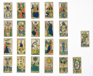 Collection of Tarot cards