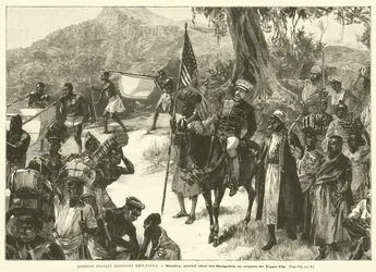 How Stanley Rejoined Emin Pasha (engraving)