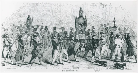 Companions of the Tour de France celebrating