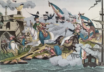 Conquest of Algiers by French troops in 1830, c.1830-40