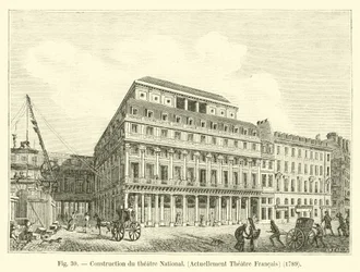 Construction of the National Theater, Currently the French Theater, 1789