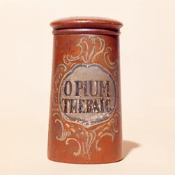 Container for Thebaic Opium
