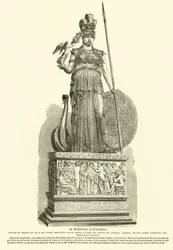 Copy of the Athena Parthenos, monumental statue by the Ancient Greek sculptor Phidias
