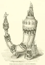 Gold Drinking Horn, Discovered and Preserved in Denmark