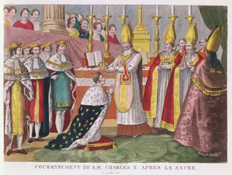 Coronation of Charles X (1757-1836) at Reims, 29th May 1825