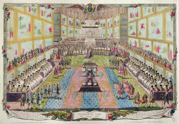 Coronation of Louis XVI at Reims Cathedral on 11 June, 1775