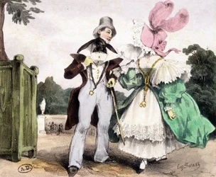 Couple walking