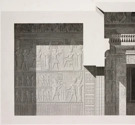 Cross-Section of the Small Southern Temple (Detail)