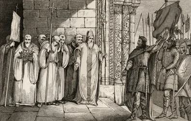 Dagobert Taking Down the Banner at St. Denis, from 
