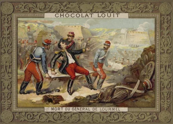 Death of General Lourmel, Battle of Inkerman, Crimean War, 1854
