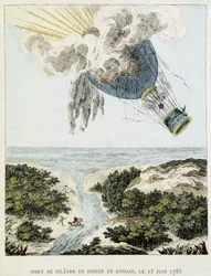 Death of Pilâtre de Rozier and Romain