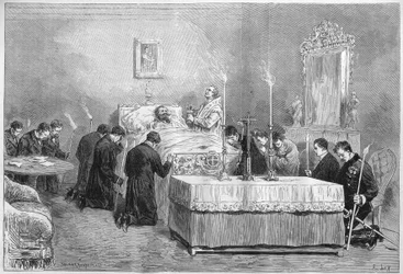 Death of the King of Italy Victor Emmanuel II, January 9