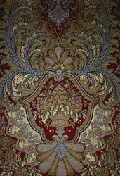 Decorative Detail from a Tapestry, Palace of Versailles