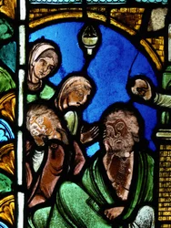 A Scene from the Life of St Nicholas: The Saint Leaves Money to a Man Preventing His Daughters Entering Prostitution