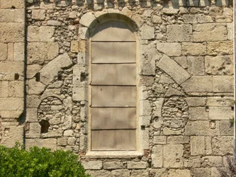 View of a blocked up ancient window