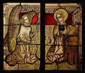 The Annunciation, originally from the Upper Rhine