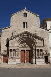 The west façade