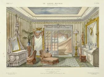 Design for a Bathroom Suite from Le Garde-Meuble, Paris, c.1890